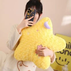 Kawaii Therapy Star Moon Soft Candy Pastel Pillow -Kawaiitherapy Shop 69088 r2ug9w