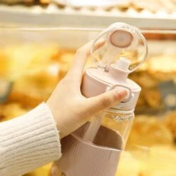 Kawaii Bear Boba Tea Straw Bottle (1100ml) – Limited Edition -Kawaiitherapy Shop 69166 vc4k1d