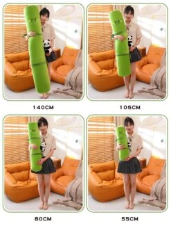 Kawaii Long Panda Bamboo Pillow (100cm) – Jumbo Edition -Kawaiitherapy Shop 69377 osjwym