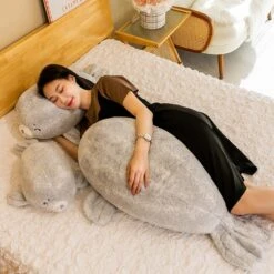 Kawaii Therapy Mochi Seal Plush (80cm) – Jumbo Edition -Kawaiitherapy Shop 69675 easkz4