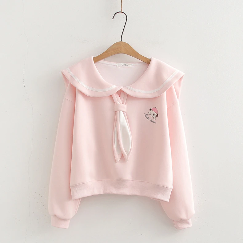 Kawaii Japanese Style Preppy Collar Sweater – Limited Edition 2 Kawaii Japanese Style Preppy Collar Sweater – Limited Edition - Image 2