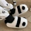 Kawaii Therapy Fluffy Panda Cozy Slippers – Limited Edition