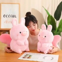 Kawaii Therapy Bunny Pig Plush XL – Limited Edition -Kawaiitherapy Shop 70549 qu3bjz