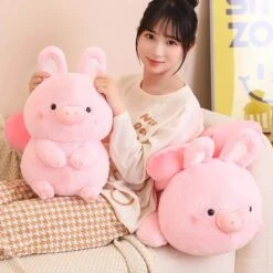Kawaii Therapy Bunny Pig Plush XL – Limited Edition -Kawaiitherapy Shop 70549 um9nzj