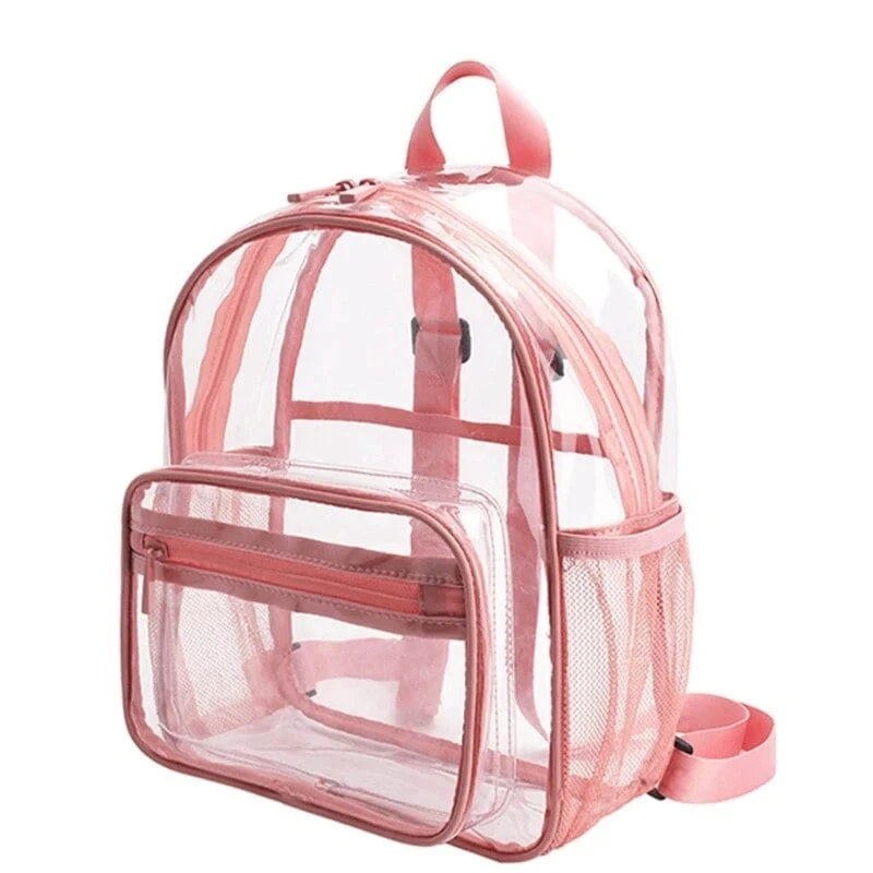 Kawaii Clear Transparent College Backpack – Limited Edition 2 Kawaii Clear Transparent College Backpack – Limited Edition - Image 2