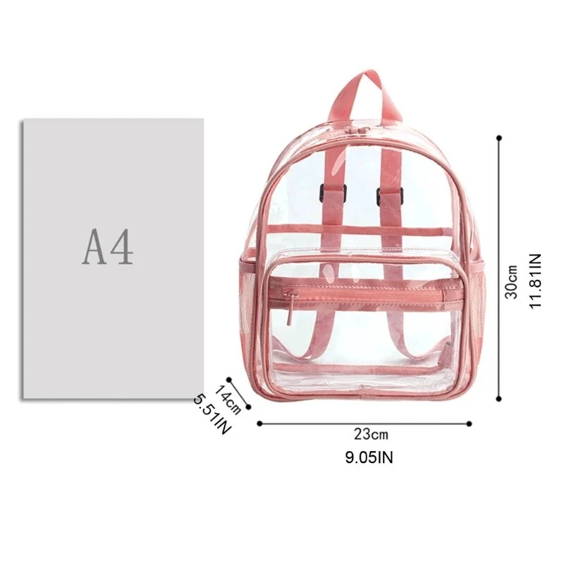Kawaii Clear Transparent College Backpack – Limited Edition 6 Kawaii Clear Transparent College Backpack – Limited Edition - Image 6