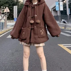 Kawaii Harajuku Style Cat Paw Winter Coat – Limited Edition -Kawaiitherapy Shop 71187 7agvbe