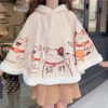Kawaii Japanese Style Cats Winter Cloak – Special Edition