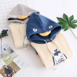 Kawaii Harajuku Style Cute Penguin Hoodie – Limited Edition -Kawaiitherapy Shop 71872 laize0