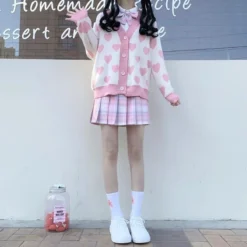 Kawaii Candy Hearts Harajuku Pastel Sweater – Special Edition -Kawaiitherapy Shop 71881 nc4k9n