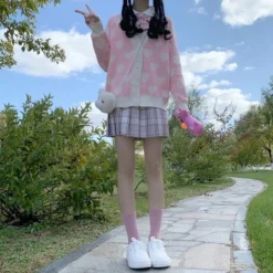 Kawaii Candy Hearts Harajuku Pastel Sweater – Special Edition -Kawaiitherapy Shop 71881 nr9suj