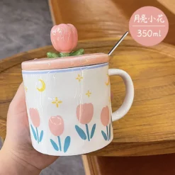 Kawaii Therapy Tulip Ceramic Cup (350ml) – Limited Edition 13 Kawaii Therapy Tulip Ceramic Cup (350ml) – Limited Edition -Kawaiitherapy Shop 72053 pbgcvx