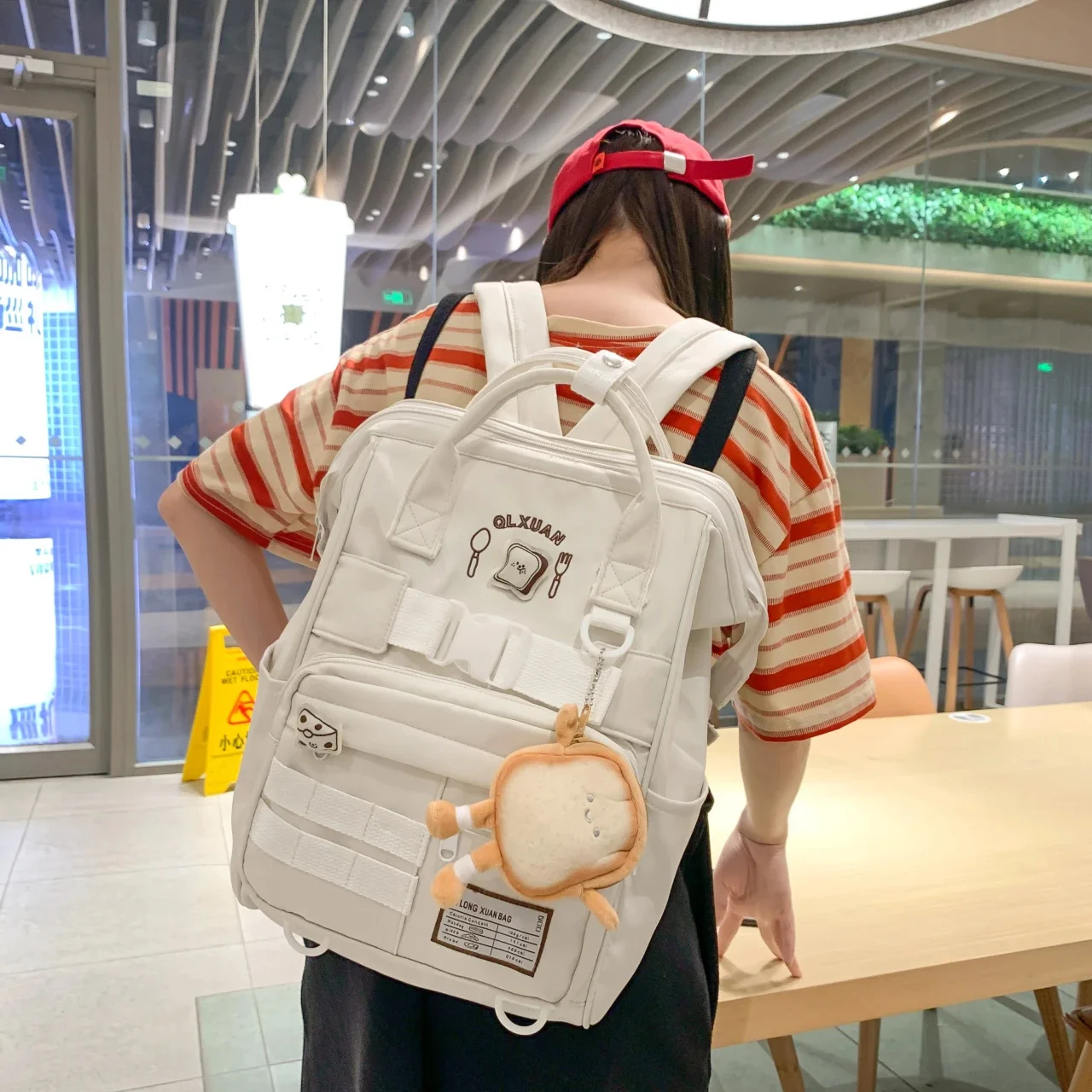 Kawaii Bakery Korea Style College Backpack – Limited Edition 2 Kawaii Bakery Korea Style College Backpack – Limited Edition - Image 2