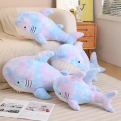 Kawaii Cotton Candy Rainbow Shark Plush XL (80cm) 11 Kawaii Cotton Candy Rainbow Shark Plush XL (80cm) -Kawaiitherapy Shop 72731 wk06i0