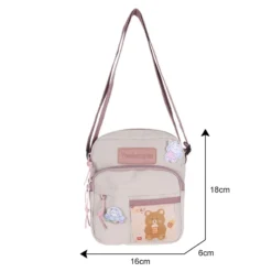Kawaii Mini Canvas Harajuku Sling Bag -Kawaiitherapy Shop 72753 d1vfhl