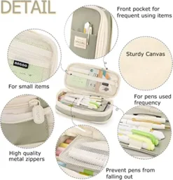 Kawaii Large Capacity College Pencil Pouch – Limited Edition -Kawaiitherapy Shop 72795 2bdorp