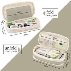 Kawaii Large Capacity College Pencil Pouch – Limited Edition -Kawaiitherapy Shop 72795 2cm75u