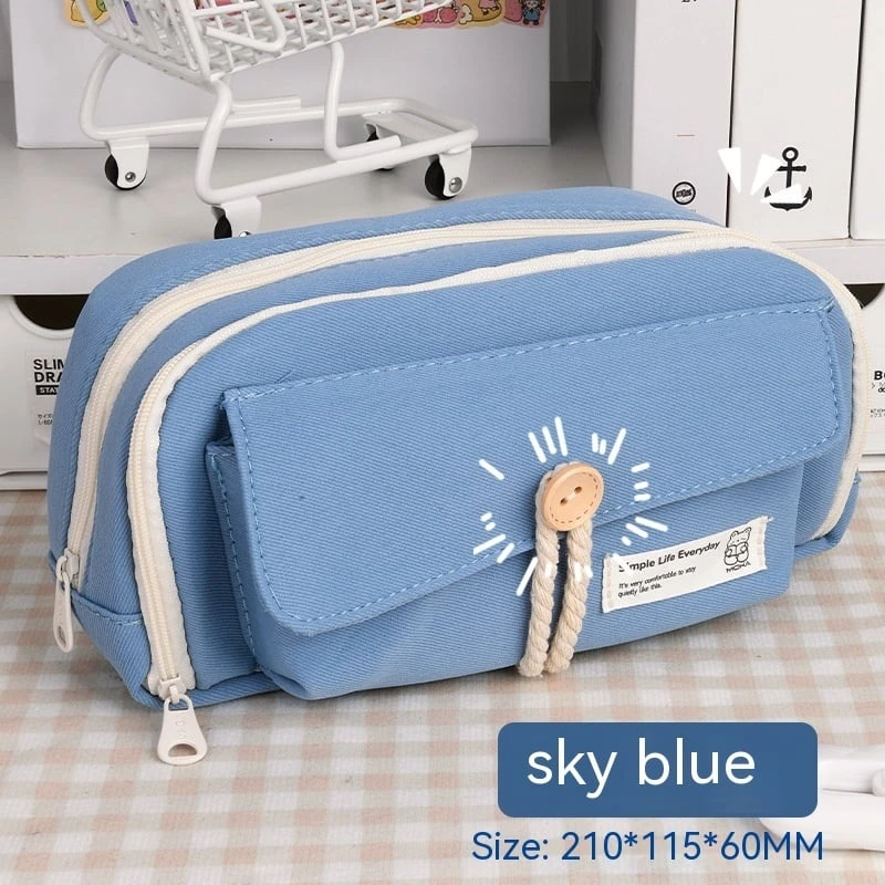 Korea Style Large Capacity Pencil Case – Limited Edition 8 Korea Style Large Capacity Pencil Case – Limited Edition - Image 8