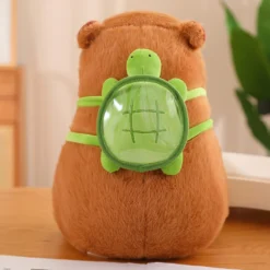 Capybara Stuffed Animal With Turtle Backpack (40cm) XL -Kawaiitherapy Shop 73280 gxrs1w