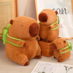 Capybara Stuffed Animal With Turtle Backpack (40cm) XL -Kawaiitherapy Shop 73280 opg21g