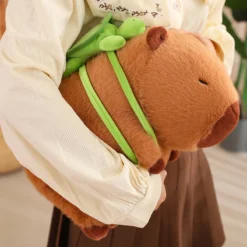 Capybara Stuffed Animal With Turtle Backpack (40cm) XL -Kawaiitherapy Shop 73280 rlgpct