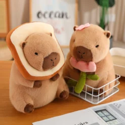 Kawaii Adorable Dressed Up Capybara Stuffed Animal (30cm) -Kawaiitherapy Shop 73536 fxee6s