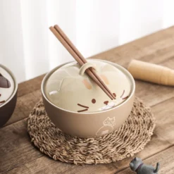 Kawaii Japanese Style Cat Ceramic Ramen Bowl – Special Edition -Kawaiitherapy Shop 73664 8xvtt8