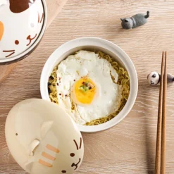 Kawaii Japanese Style Cat Ceramic Ramen Bowl – Special Edition -Kawaiitherapy Shop 73664 mzs4go