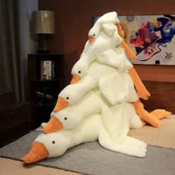 Kawaii Fluffy Goose Plush Jumbo Edition (120cm)