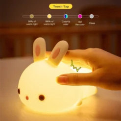Kawaii Bunny Ears USB Silicone Lamp – Limited Edition -Kawaiitherapy Shop 73723 pb7twb