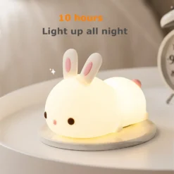 Kawaii Bunny Ears USB Silicone Lamp – Limited Edition -Kawaiitherapy Shop 73723 vcqa6o