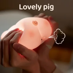Kawaii Squishy Pig LED Night Lamp – Limited Edition -Kawaiitherapy Shop 73808 cjd4qn