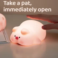 Kawaii Squishy Pig LED Night Lamp – Limited Edition -Kawaiitherapy Shop 73808 gt02ht