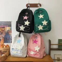 Kawaii Korea Style Sweet Starry Pastel Backpack -Kawaiitherapy Shop 73818 64it62