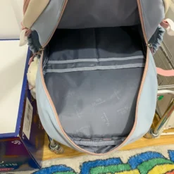 Kawaii Large Capacity College Fashion Backpack Set (2pcs) -Kawaiitherapy Shop 73984 hbnjhr