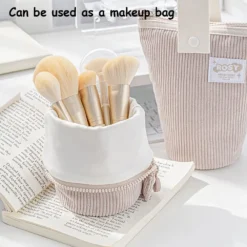 Kawaii Pastel Collection Corduroy Bucket Pencil Case -Kawaiitherapy Shop 73998 olg5oq