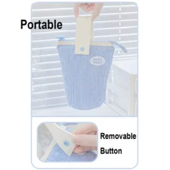 Kawaii Pastel Collection Corduroy Bucket Pencil Case -Kawaiitherapy Shop 73998 wdjwke