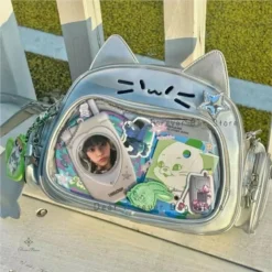 Kawaii Neko Cat Harajuku Ita Style Shoulder Bag – Limited Edition -Kawaiitherapy Shop 74528 4jhvfv