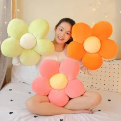 Kawaii Therapy Daisy Sunflower Cushions XL – Limited Edition -Kawaiitherapy Shop 74566 uorbhd