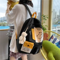Kawaii Japanese Cats Large Capacity Waterproof Backpack 9 Kawaii Japanese Cats Large Capacity Waterproof Backpack -Kawaiitherapy Shop 74600 j9ejli