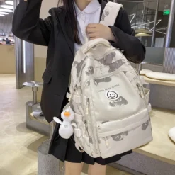 Kawaii Japanese Style College Travel Book Backpack -Kawaiitherapy Shop 74649 7iogxv
