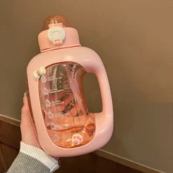 Kawaii Jumbo Sport Pastel Water Bottle (1500ml) -Kawaiitherapy Shop 74768 ioropy
