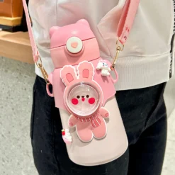 Kawaii Animal Style Pastel Thermos Bottle (520ml) – Limited Edition -Kawaiitherapy Shop 74796 oycaxs