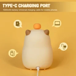 Kawaii Capybara USB LED Alarm Clock – Limited Edition -Kawaiitherapy Shop 75027 inehyd