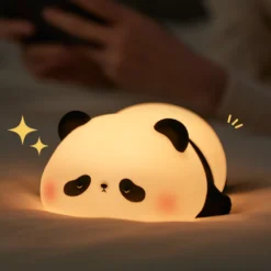 Kawaii Squishy Panda LED Night Lamp – Limited Edition