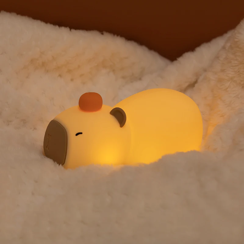 Kawaii Lazy Capybara LED USB Lamp – Limited Edition 4 Kawaii Lazy Capybara LED USB Lamp – Limited Edition - Image 4