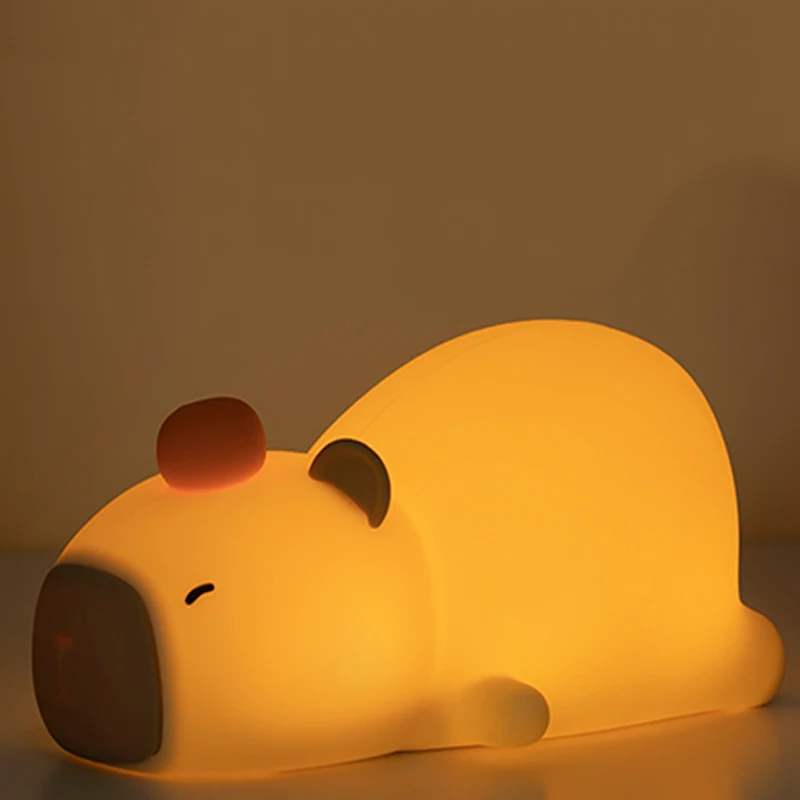 Kawaii Lazy Capybara LED USB Lamp – Limited Edition 1 Kawaii Lazy Capybara LED USB Lamp – Limited Edition