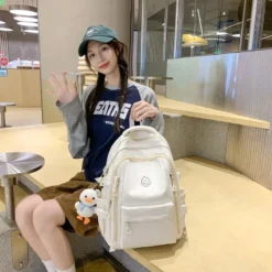 Kawaii Harajuku Pastel College Fashion Backpack – Special Edition -Kawaiitherapy Shop 75120 s7a3gc