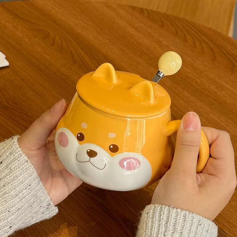 Kawaii Cute Shiba Inu Ceramic Cup – Limited Edition 2 Kawaii Cute Shiba Inu Ceramic Cup – Limited Edition - Image 2