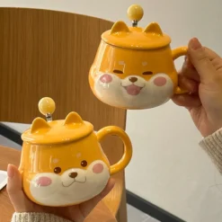 Kawaii Cute Shiba Inu Ceramic Cup – Limited Edition